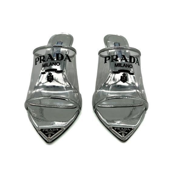 PRADA logo print mules - Picture 6 of 8